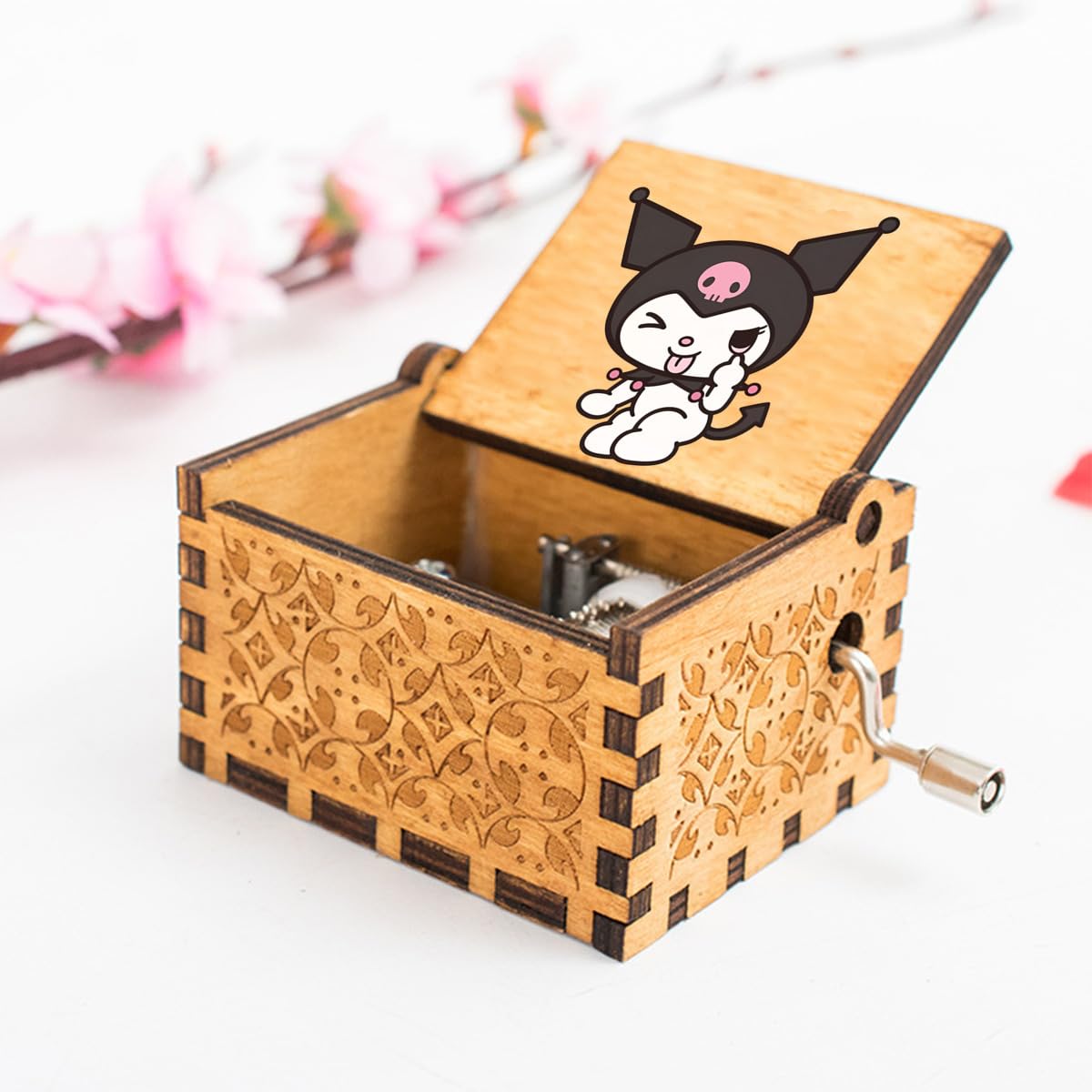 Amazon | クロミ ちゃん オルゴール 音楽ボックス 木製 ミュージカル